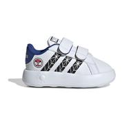Adidas Marvel Spider-Man Infant Grand Court Shoes Colour: White, Size: 7c UK
