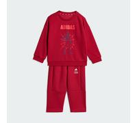 adidas Unisex Baby MARVEL SPIDER-MAN JOGGER, active maroon/off white, 0-3 Months