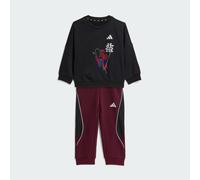 adidas Unisex Baby Marvel Spider-Man Jogger Track_Suit, black/white, 3-6 Months