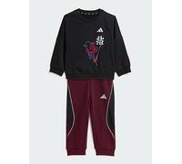 adidas Unisex Baby Marvel Spider-Man Jogger Track_Suit, black/white, 9-12 Months