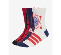 adidas Marvel Spider-Man Socks Dark Blue Red Kids (3 Pairs) - M