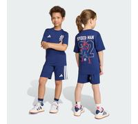 adidas Unisex Kids Marvel Spider-Man Sport Set Track_Suit, dark blue/white, 4-5 Years