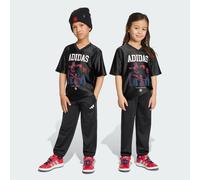 adidas Unisex Kids Marvel Spider-Man Shirt, Black/White, 7-8 Years