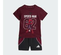 Baby t-shirt and shorts set adidas Marvel Spider Man Rouge 18/24 mois
