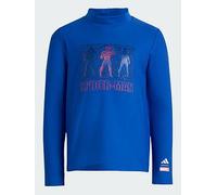 adidas Boy's Marvel Spider-Man Rashguard, Team Royal Blue, 6-7 Years
