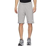 Adidas Men 3-Stripes Shorts - Medium Grey Heather, M