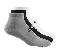 adidas Men ankle socks 3 pack Grey/Black/White L (8.5-11)