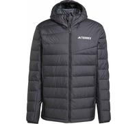 Adidas - Men's lightweight insulated down jacket - Multi Light Down Hooded Jacket Black for Men - Size L Black L