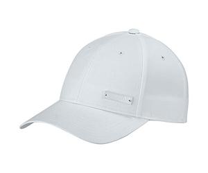 Adidas Men Classic Six-Panel Lightweight Metal Cap - White/White/Black, OSFM