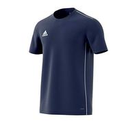 Adidas Men Core 18 Training Short Sleeve Jersey - Dark Blue/White, M