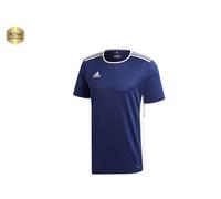 Adidas Men Entrada 18 Football Jersey Soccer T Shirt Climalite Sports Gym Top