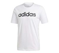 Adidas Men Essentials Linear Logo T-Shirt - White/Black, X-Large