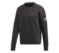 adidas Men Idstadium Cr Sweatshirt - Black/Grey Six, Size: L