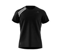 adidas Men OWN THE RUN TEE T-shirt - Black/White, X-Large