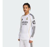 adidas Men Real Madrid 25 26 Long Sleeve Home Authentic Jers