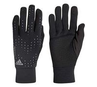 Adidas Men Run Gloves - Black/Black/Silver Metallic, X-Large