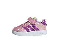 Adidas Men Runfalcon 5 Running Shoes, St Tropic Bloom/Purple Burst/Yellow, 7 UK
