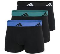 Adidas Men’s 3-Pack Active Flex Cotton Trunks - Sports Performance Underwear