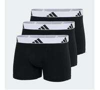 Adidas Men’s 3-Pack Active Flex Cotton Trunks - Sports Performance Underwear