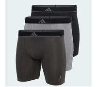 Adidas Men’s Active Micro Flex Eco Boxer Briefs 3 Pack - Climacool Underwear