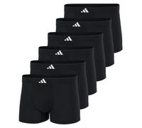 adidas Men’s Boxer Shorts 6-Pack Active Micro Tech Trunks Logo, Black