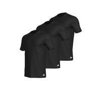 adidas Men's Herren Unterwäsche Crew Neck Shirt (3pk) -Active Core Cotton Undershirt, Black_4am011, XXL