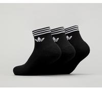 Adidas Men Trefoil Ankle 3 or 6 Pairs UK 8.5 - 11 Socks Black White Casual Sock