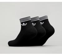 Adidas Men Trefoil Ankle 3 or 6 Pairs UK 8.5 - 11 Socks Black White Casual Sock