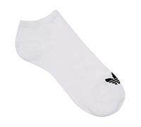 adidas Men Trefoil Liner (3 Pairs) Socks - White/White/Black, 43-46 (EU)