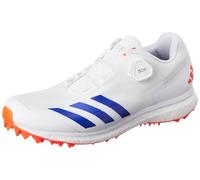 adidas Mens 22YDS Boost Cricket Spikes Shoes White/Lucid Blue 10.5 (45.3)
