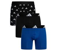 adidas Men's Boxer Brief (3pk) -Active Flex Cotton Underwear, 913 Multicolor 2, M (Pack of 3)