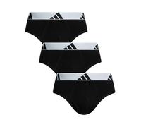 3 Pack Active Flex Cotton Briefs Black/White S