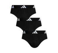 Adidas Underwear Active Flex Cotton Slips 3 Units Black L Men
