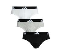 Adidas Men's 3 Pack Active Flex Cotton Briefs, Multicoloured