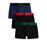 3 Pack Active Flex Cotton Trunks Black (Green/Red/Black) XL