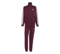 adidas Men's 3-Stripes Fleece Track_Suit, team maroon 2/white, XXL Plus Long