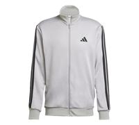 adidas Men's 3 Stripes French Terry Track Suit, medium grey heather/mgh solid grey, L