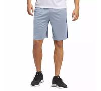 adidas Men's 3 Stripes Short with Side Zipper Pockets, Light Blue, XX-Large
