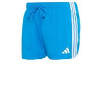 adidas Men's 3 Stripes Swim 3 Inch Swimwear, Bright Blue/White, L