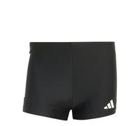 adidas Men's 3 Stripes Swim Boxers, Black/White, 34