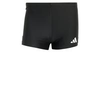 adidas Men's 3 Stripes Swim Boxers, Black/White, S-M