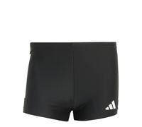 adidas Men's 3 Stripes Swim Boxers, Black/White, L-XL