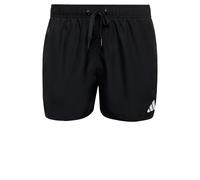 adidas Men's 3 Stripes Swim Shorts 3 INCH, Black/White, XS