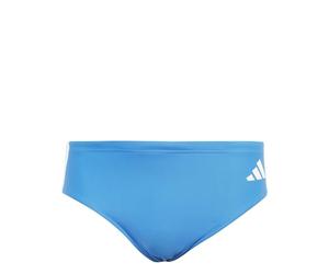 adidas Men's 3 Stripes Swim Trunks, Bright Royal/White, XS Short