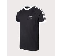 Adidas Men's 3-Stripes T-Shirt - Black, L, BNWT, Embroided Logo