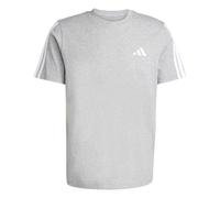 adidas Men's Men 3-Stripes T-Shirt, Medium Grey Heather, L