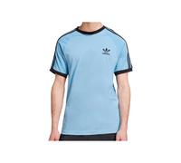 adidas Mens 3-STRIPES TEE - Blue Cotton - Size Large