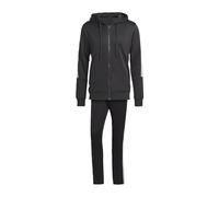 adidas Men's 3-Stripes Track Suit, Black/White, M