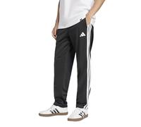 adidas Men's 3-Stripes Tricot Open Hem Track Pants, Black, XXL