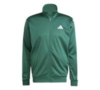 adidas Men's 3 STRIPES TRICOT REGULAR TRACK TOP, collegiate green, L